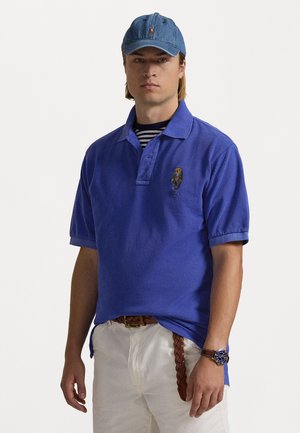 POLO BEAR GARMENT-DYED SHIRT - Polo shirt - iris blue