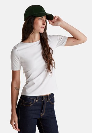 United Colors of Benetton SLIM FIT REVERSIBLE - Jednoduché tričko - white