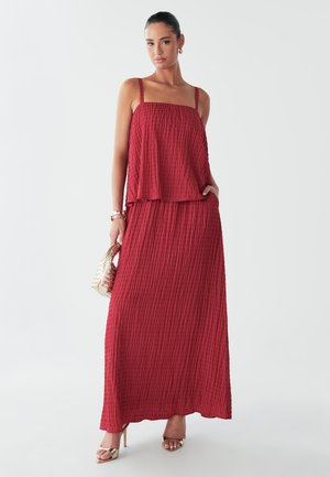NORA MAXI DRESS - Maxikjoler - burgundy