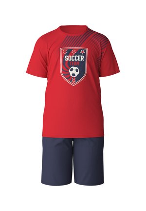 SOCCER - SET - Pyjama - cherry red