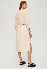 s.Oliver BLACK LABEL Blusenkleid - hellgelb