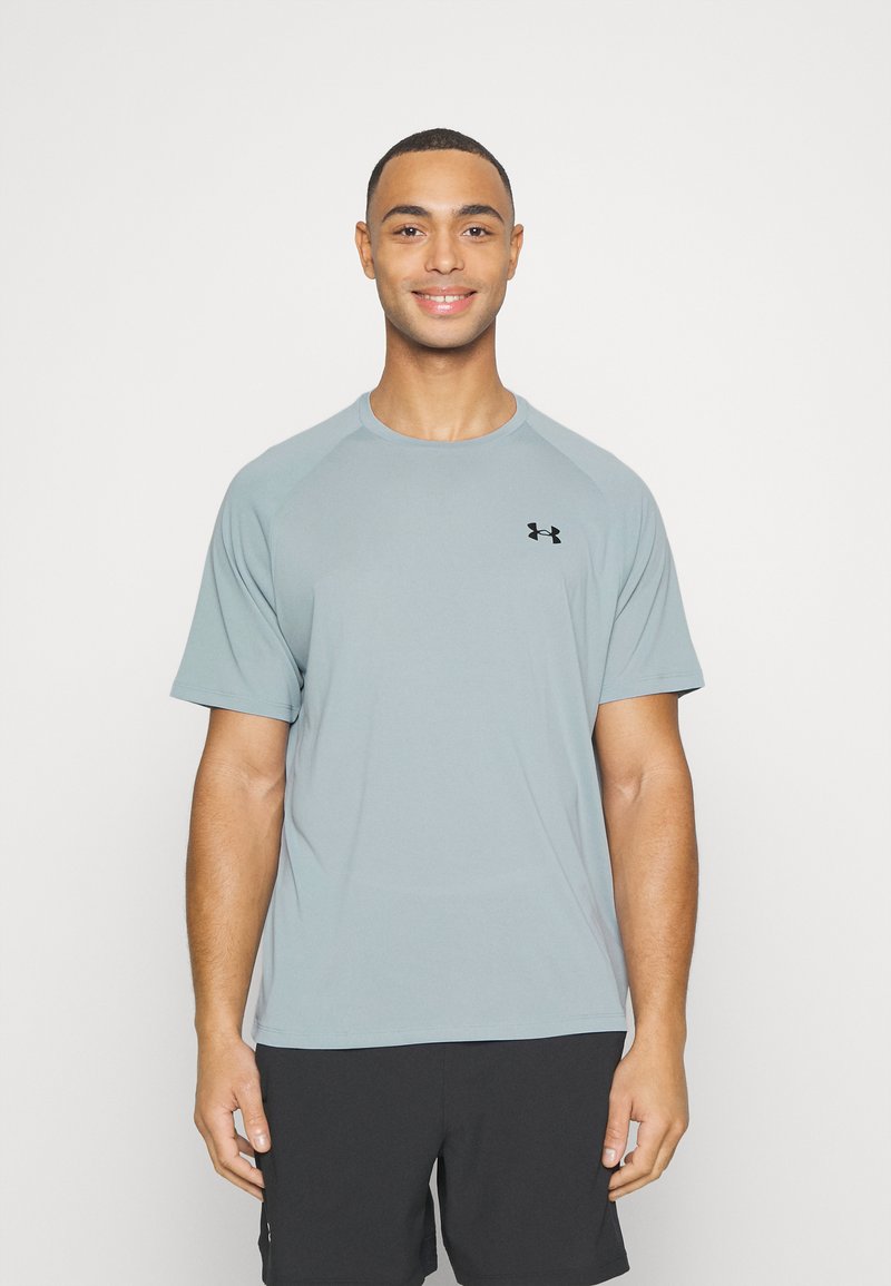 Under Armour TECH TEE Sport Tshirt harbor blue/black/blauw