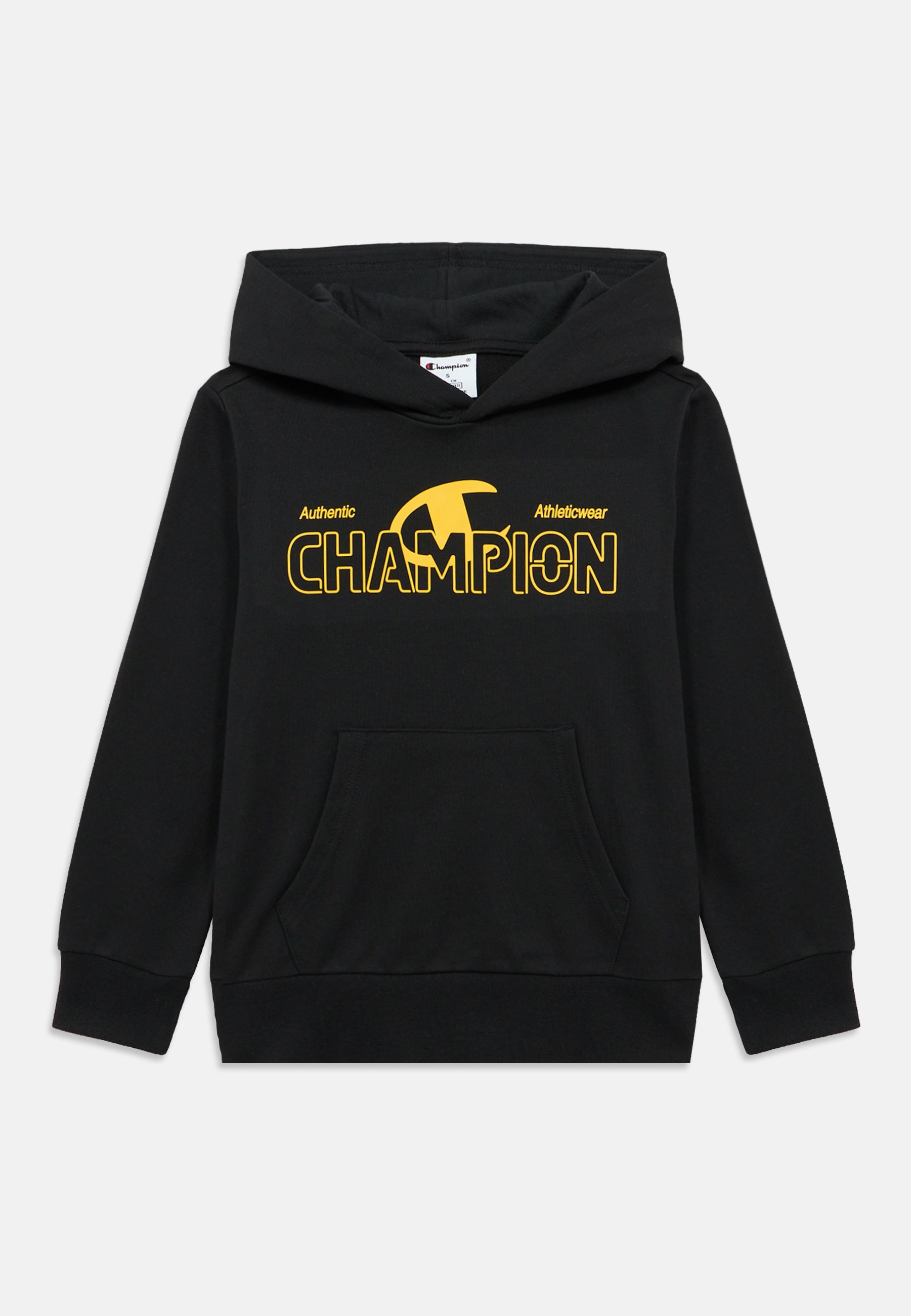 Champion COLLEGE HOODIE LARGE LOGO UNISEX - Hoodie - black - Zalando