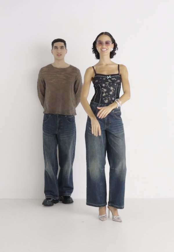 COLOSSUS UNISEX - Loose Jeans - indigo4