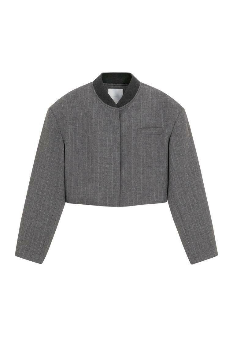 Mango Blazer grijs
