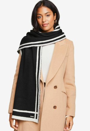 COSY MONOCHROME REVERSIBLE - REGULAR FIT - Šál - black