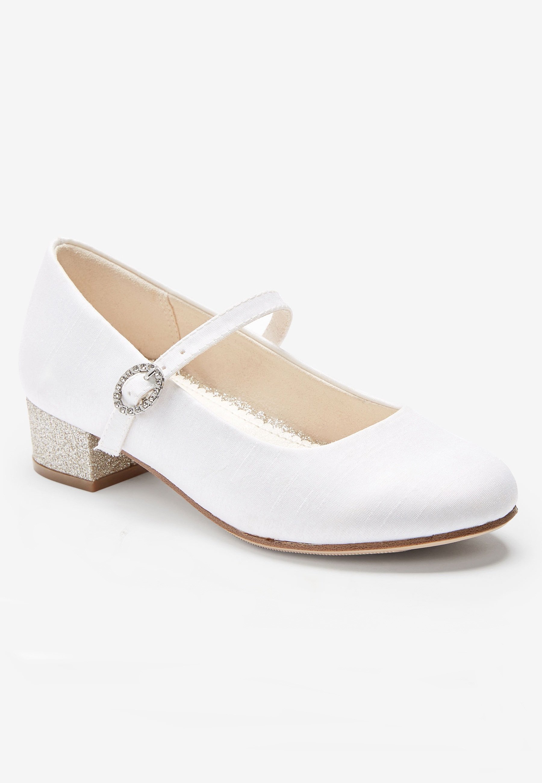 Next OCCASION GLITTER HEEL MARY JANE - Ballerine con cinturino -  off-white/avorio - Zalando.it