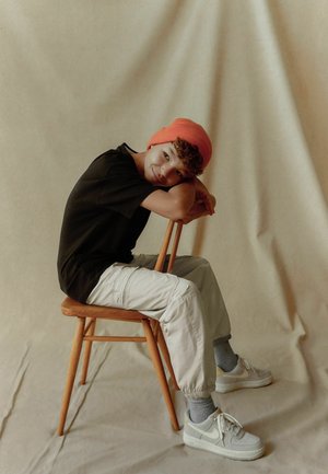 Stoffhose - light grey