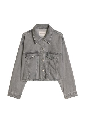 Marc O'Polo, DENIM JACKET, RELAXED FIT, CROPPED , BUTTON CLOSURE - Τζιν μπουφάν - clean light grey wash