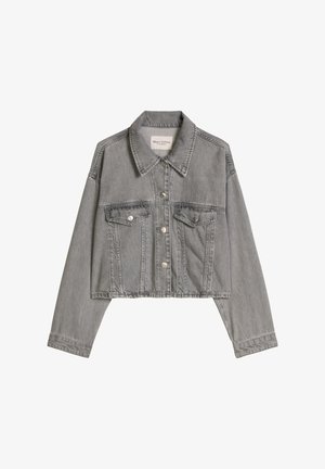 Marc O'Polo, DENIM JACKET, RELAXED FIT, CROPPED , BUTTON CLOSURE - Τζιν μπουφάν - clean light grey wash