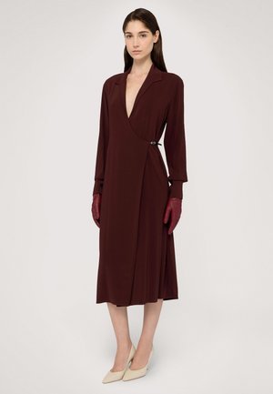 Trussardi CON FIBBIE - Robe de jour - brown bologna