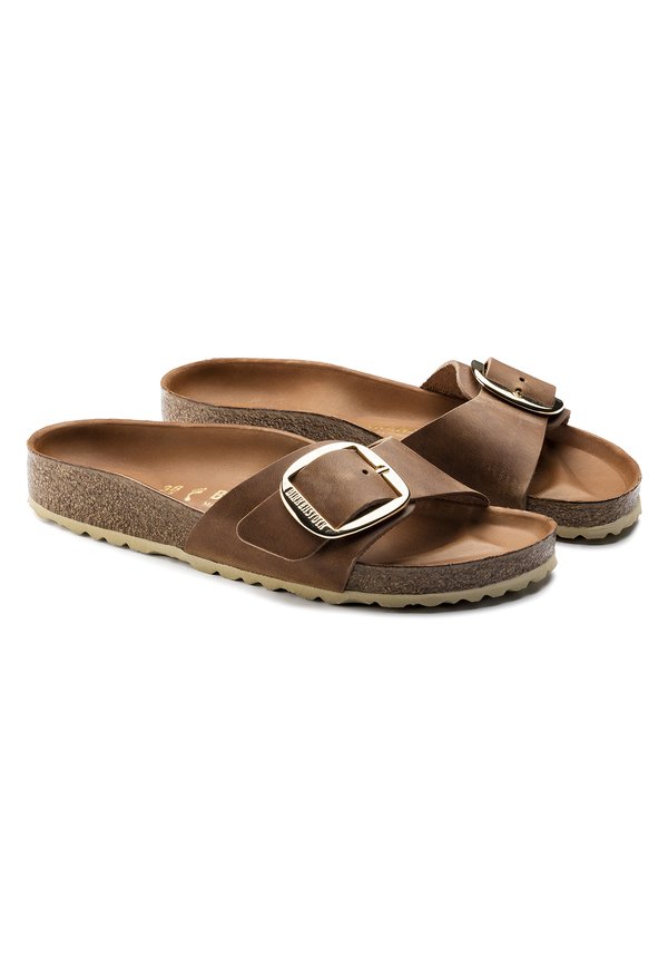 MADRID BIG BUCKLE REGULAR - Sandals - cognac4