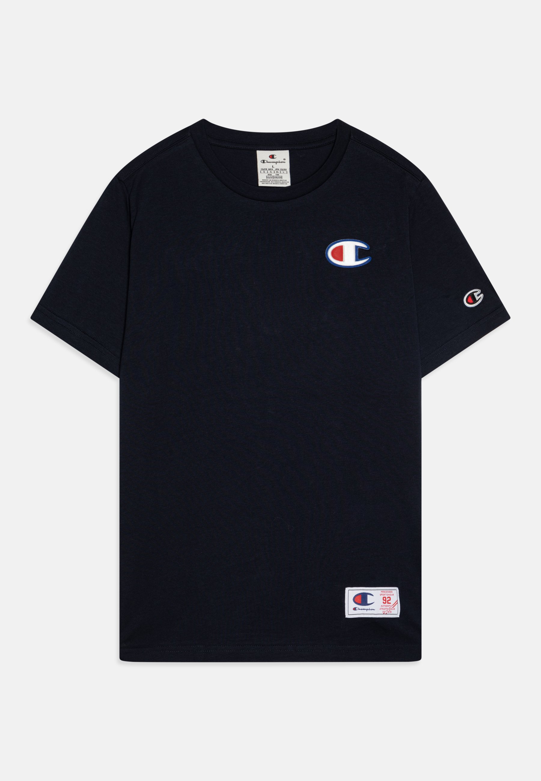 Champion RETRO SPORT CREWNECK LOGO UNISEX Basic T-shirt dark