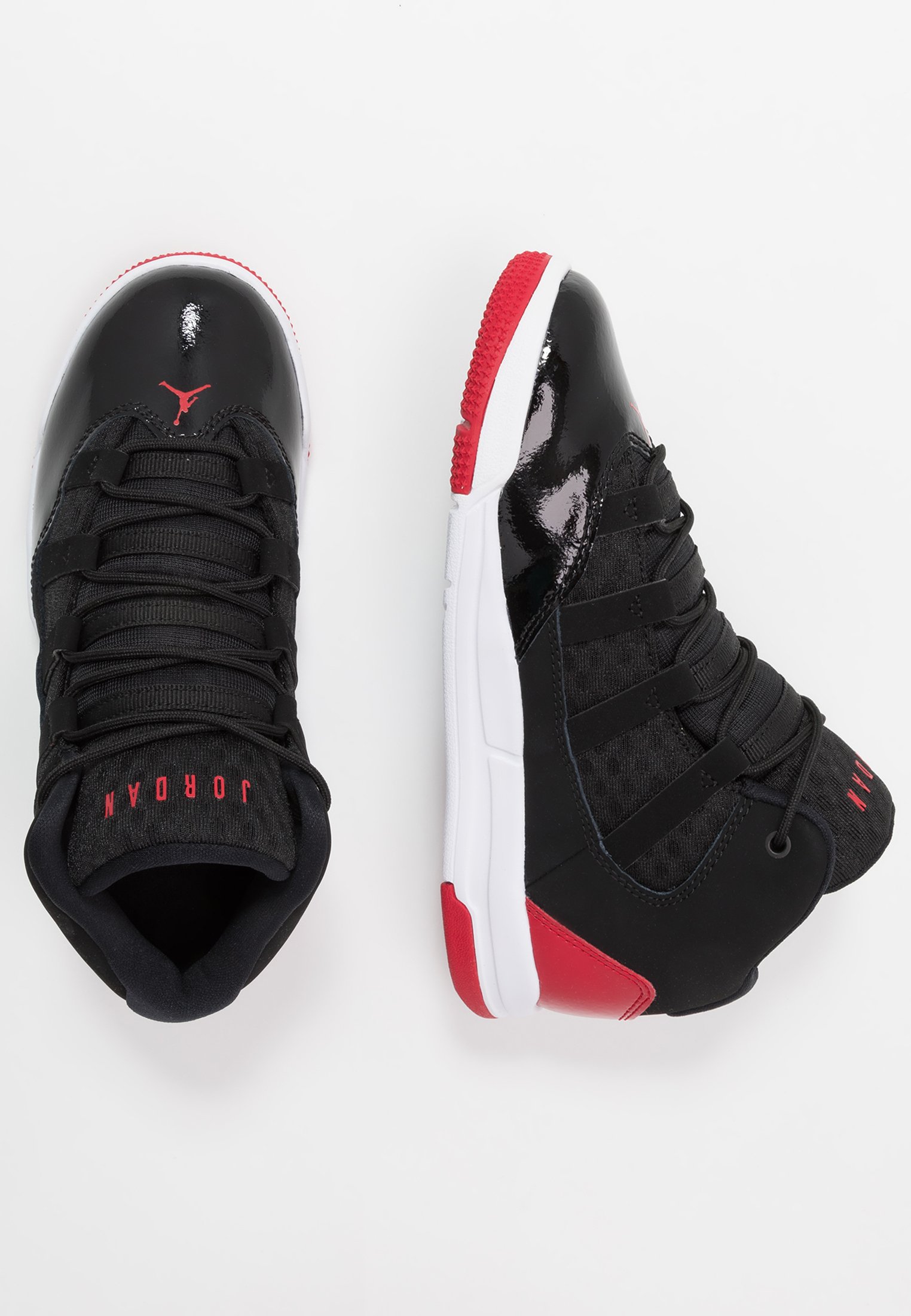 jordan max aura black red white