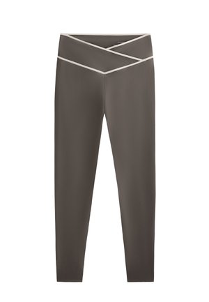 OYSHO PERFECT-ADAPT CROSSOVER V-CUT  - Trikoot - grey