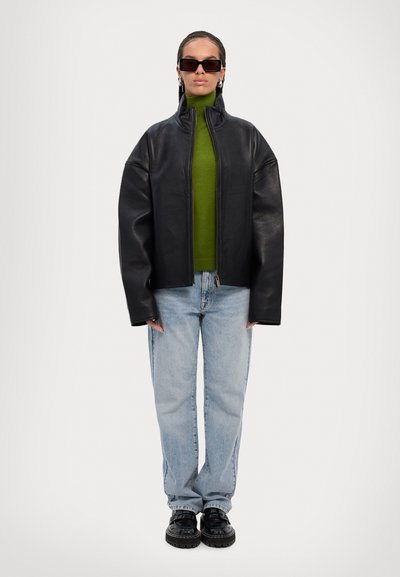 REMAIN BONDED JACKET - Giacca di pelle - black