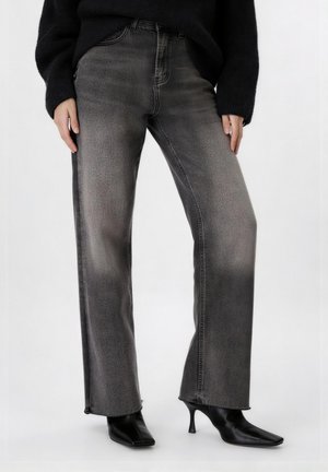 Anna Field Straight leg jeans - light grey denim