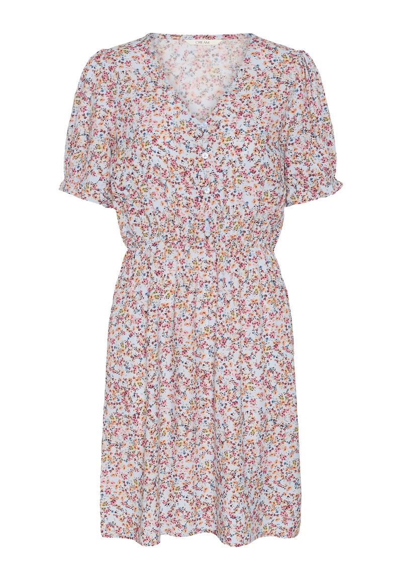 Cream CRTIAH LINAA SHORT DRESS - Hverdagskjole - light blue pink ...