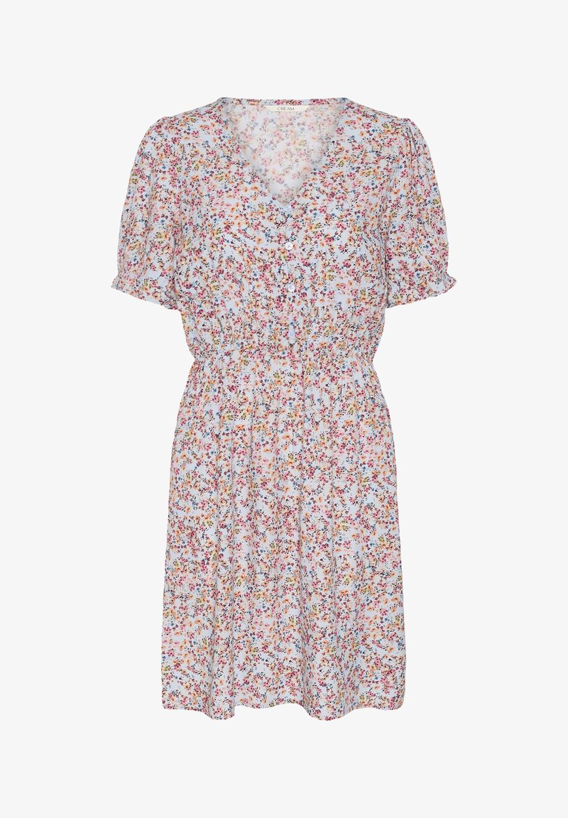 Cream CRTIAH LINAA SHORT DRESS - Hverdagskjole - light blue pink ...