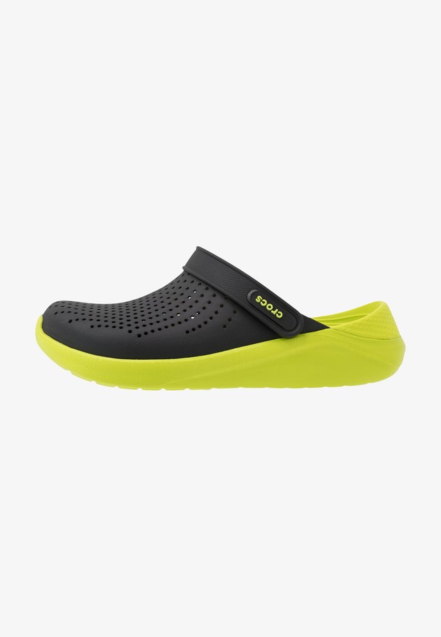LITERIDE - Zuecos - black/lime punch