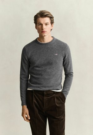 GANT, Strickpullover - charcoal melange