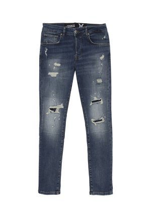 Jeans a sigaretta - blue denim