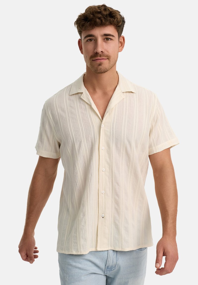INDICODE JEANS - KURZARM WAY - Overhemd - vanilla ice, Vergroten