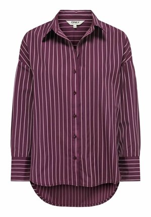 ONLY, ONLOREGON ALVA LS REG SHIRT NOOS WVN - Chemisier - grape wine