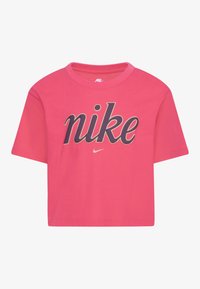 Nike Sportswear STAR TEE - Triko s potiskem - aster pink