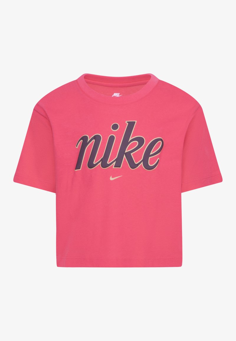 Nike Sportswear STAR TEE - Triko s potiskem - aster pink