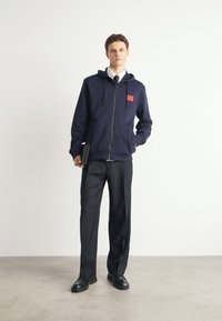 HUGO DAPLE - Felpa con zip - dark blue