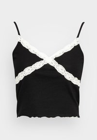 Não selecionado, black detail/cd lace + overlock