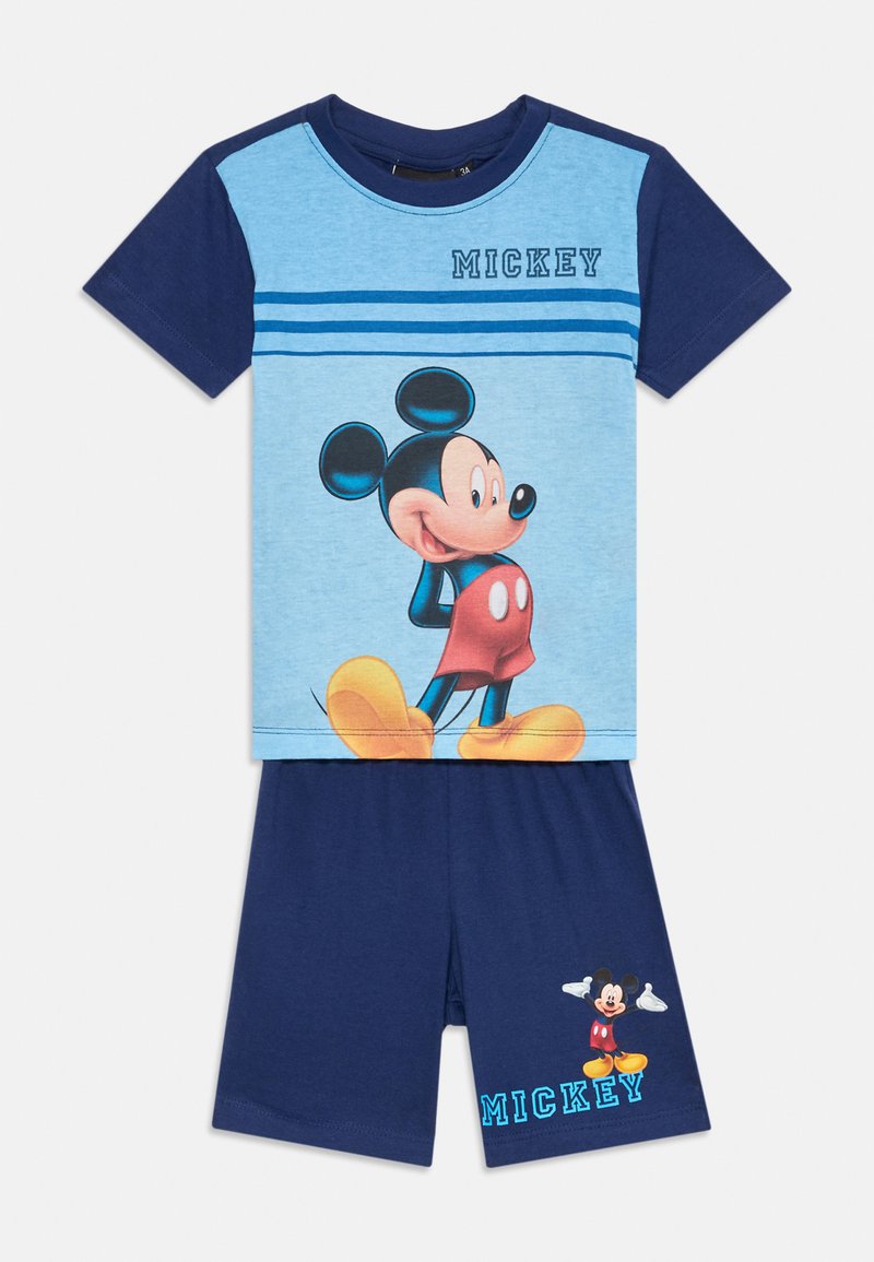 Mickey & Minnie T-shirt print donkerblauw