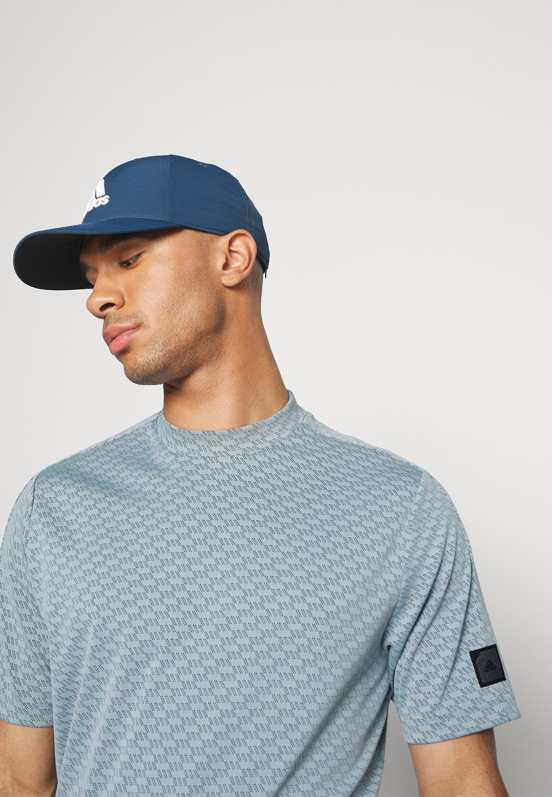 adidas Golf MENS ADICROSS MONOGRAM MOCK 