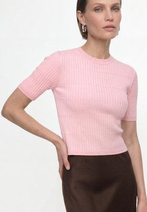 Rich & Royal, RICH & ROYAL PULLOVER - Lihtne T-särk - powder rosé