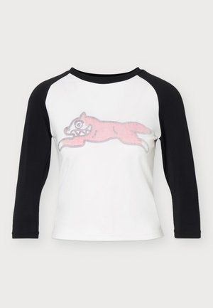 Icecream, RUNNING DOG RAGLAN SLEEVE  - Блуза с дълги ръкави - white/black