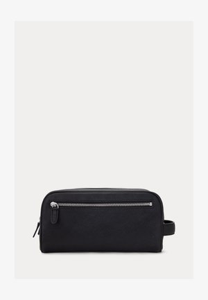 Polo Ralph Lauren, SAFFIANO LEATHER TRAVEL CASE UNISEX - Toilettaske - black