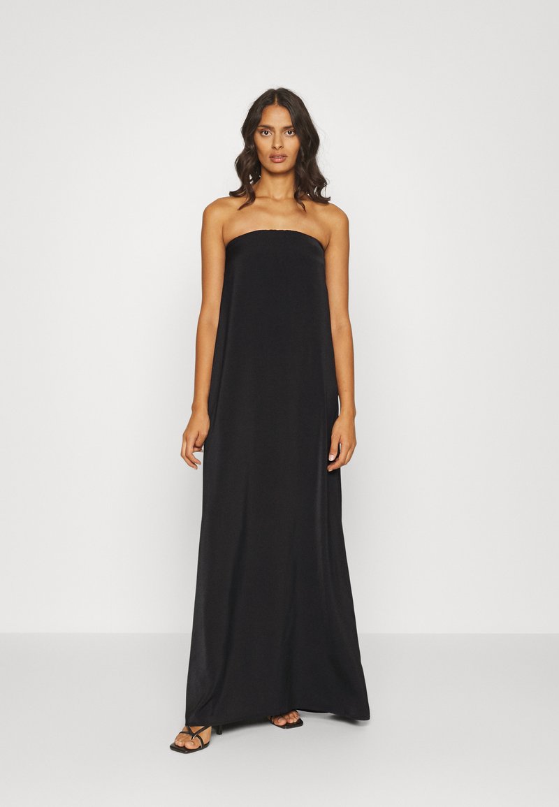 NAKD JOSEFINE NAKD BANDEAU MAXI FLOWY DRESS Alkalmi viselet black