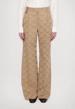 MCM PANTS - Trousers - beige