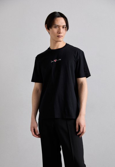 Neil Barrett SLIM CUPID - Print T-shirt - black