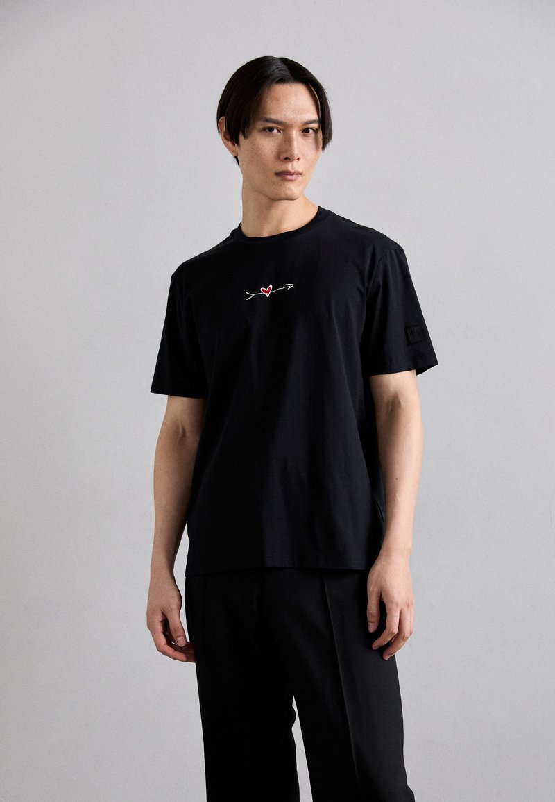 Neil Barrett SLIM CUPID - Print T-shirt - black