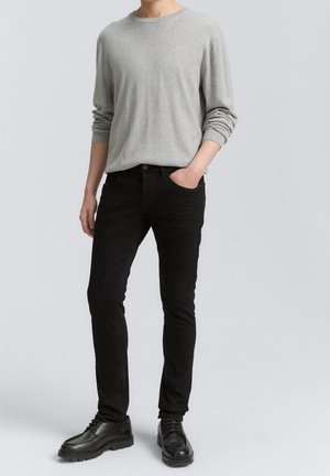 Slim fit jeans - black