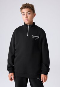 smALLSAINTS UNDERGROUND  HALF ZIPPED  - Sudadera - black