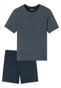 Schiesser KURZ - COMFORT ESSENTIALS - Komplet pidžame - nachtblau