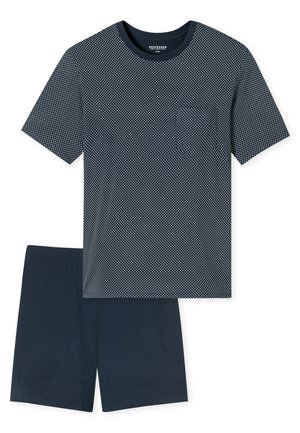 Schiesser KURZ - COMFORT ESSENTIALS - Nattplagg set - nachtblau