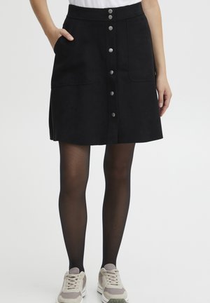 OXJUNE - A-line skirt - black