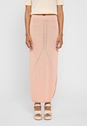 SOOTHE LONG SKIRT - Fustă maxi - apricot