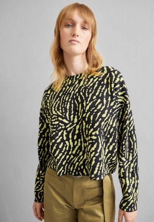 Proenza Schouler White Label Svetr - black/lime