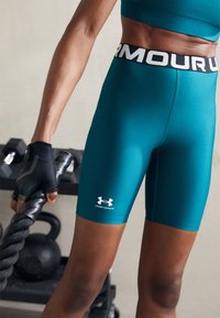 Under Armour - HEATGEAR HIGH - Sport-bh met high support - hydro teal Miniatuurafbeelding 1