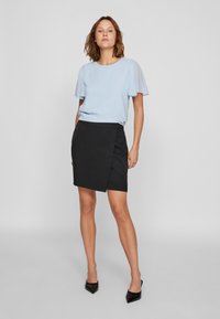 VILA VIMICADA O NECK - Bluse - kentucky blue